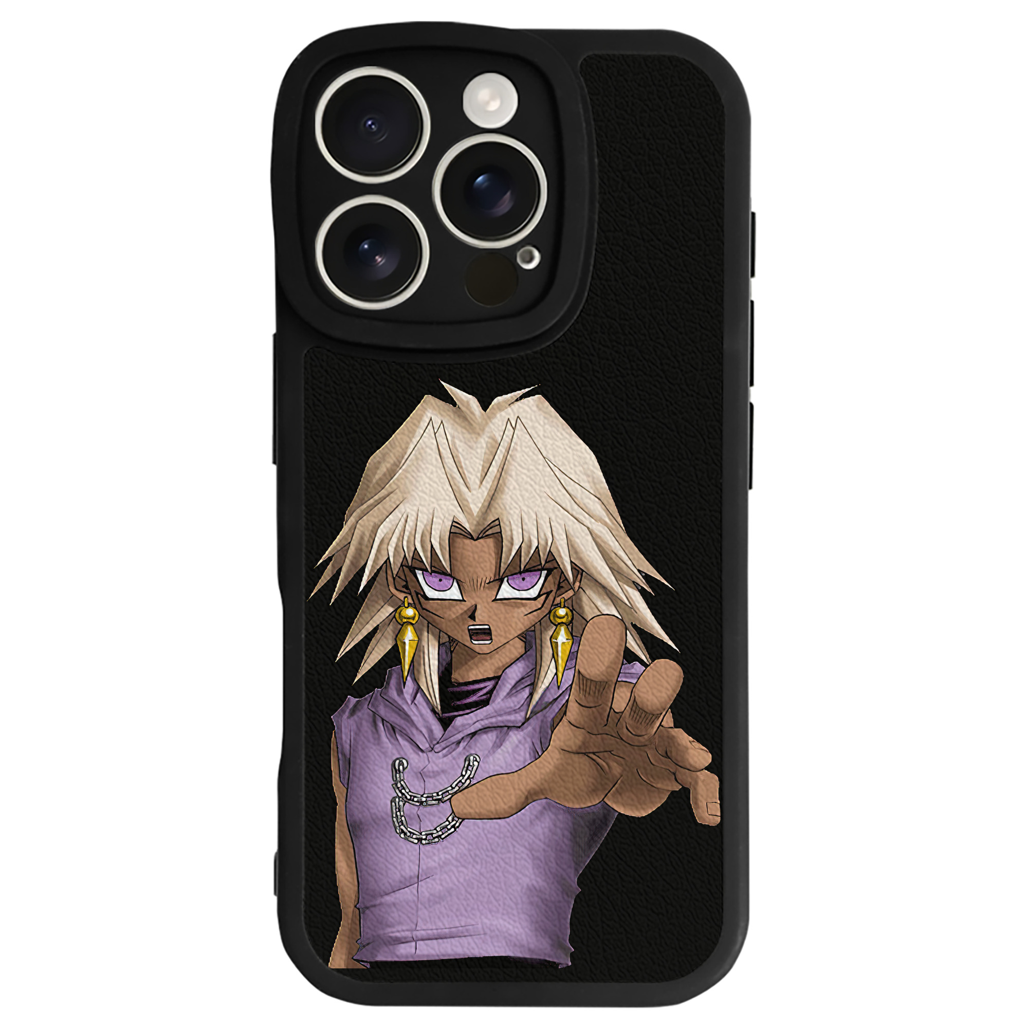 遊☆戯☆王 Yu-Gi-Oh! 【iPhone 16シリーズ対応】シリコンスマホケース（レザー調） 材質：シリコン